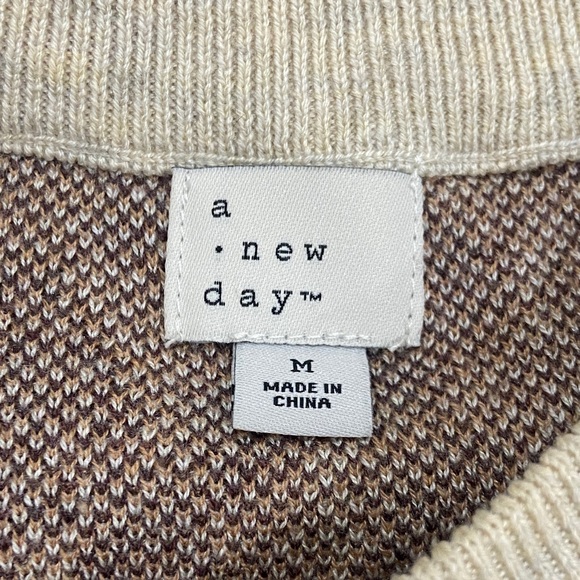 A New Day Leopard Print Sweater - Brown and Cream - Picture 3 of 4